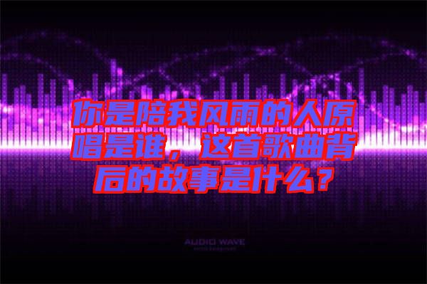 你是陪我風(fēng)雨的人原唱是誰，這首歌曲背后的故事是什么？